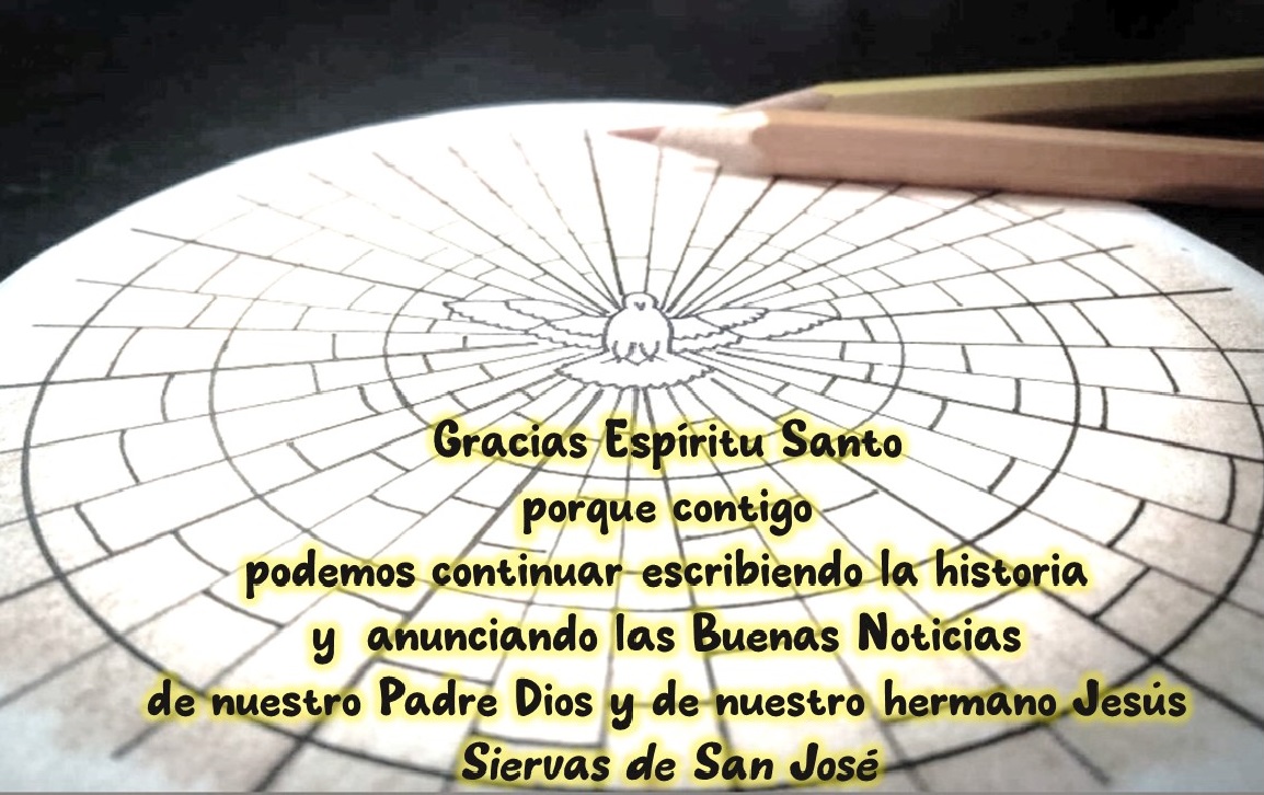 El Espiritu Santo nos acompaña y nos sostiene para ser en el mundo portadoras de bien y de paz