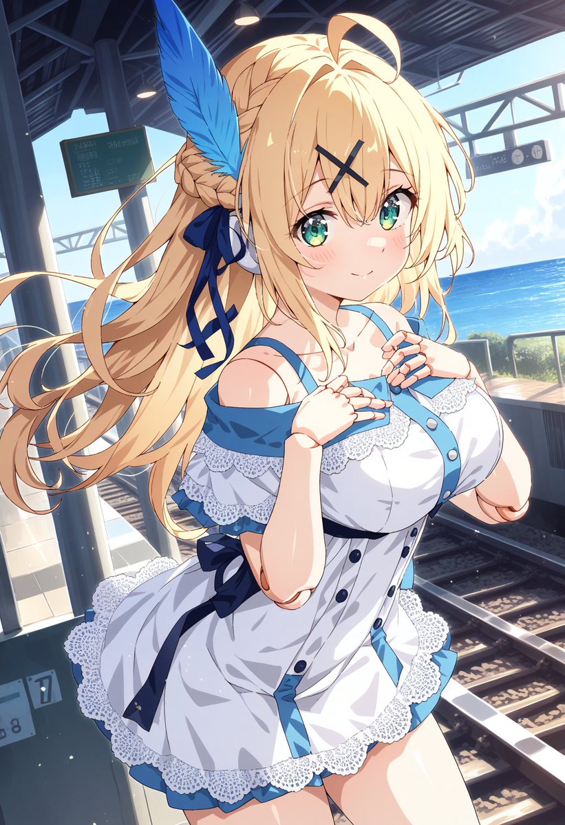 AIrobot_ion's tweet image. 「ご主人様とおでかけです…どこに連れて行ってくれるのかなぁ…♪」
#ロボット少女いおんの日常
#DaysAI #AIイラスト