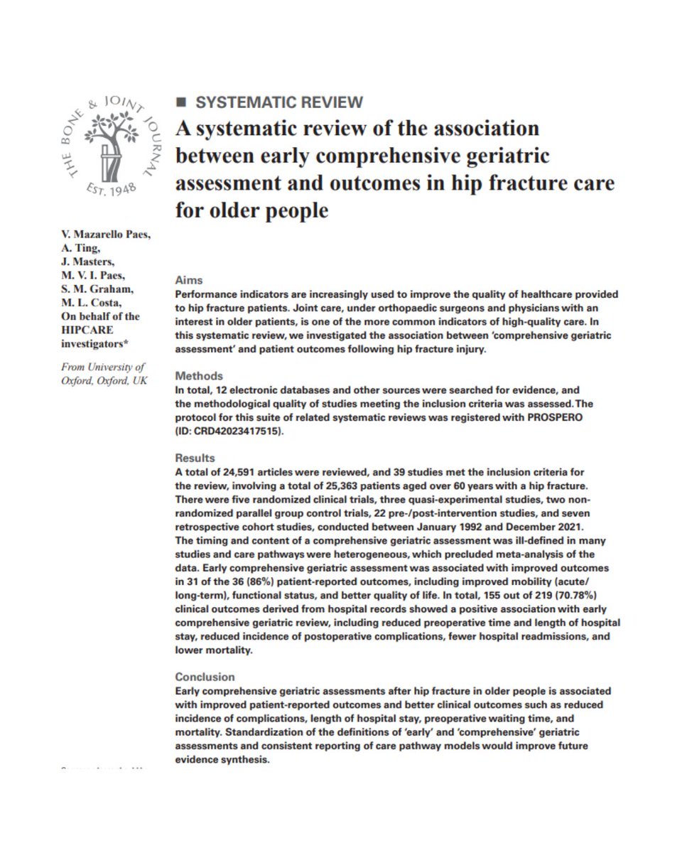 The Bone & Joint Journal tweet media