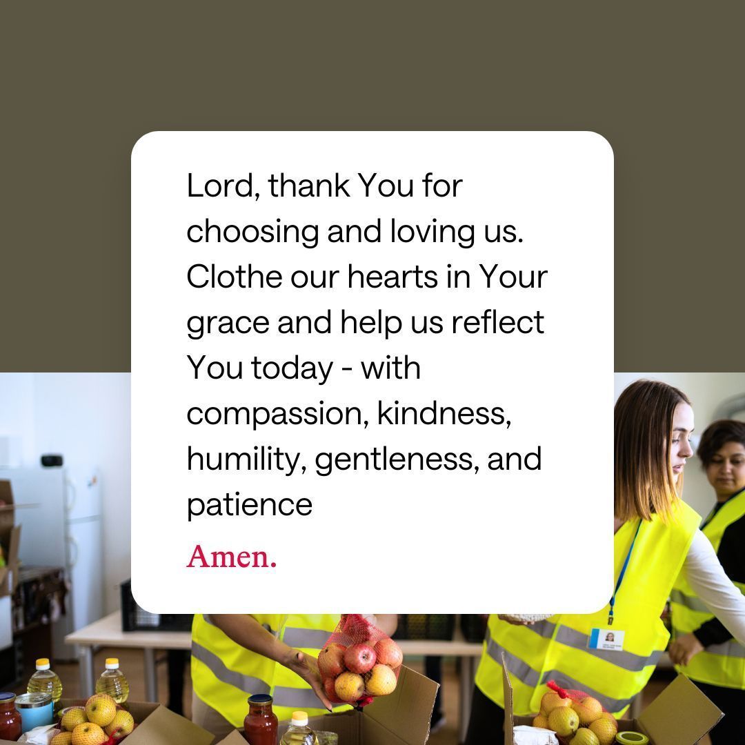 Let’s open our hearts to God’s grace today, so our words and actions reflect His generous and loving character. ❤️