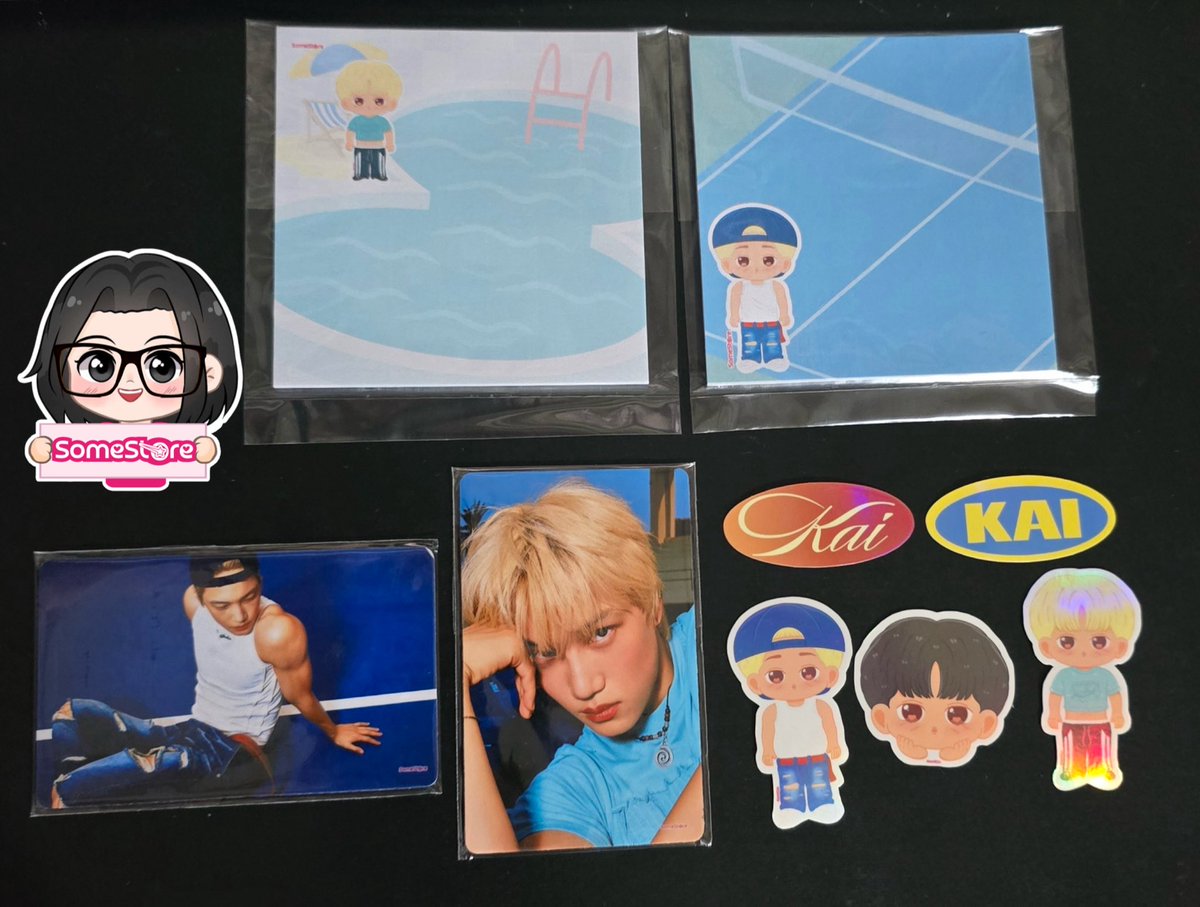 SomeStore's tweet photo. #SomeStoreFreebies for KAI The 4th Mini Album: Wait On Me GO
🐻 Carabiner
🐻 Swinging Mini Standee
🐻 Logo and Chibi Stickers
🐻 Customized Notepad
🐻 Magnet
*freebies vary depending on order quantity and versions https://t.co/uvpConI6ec