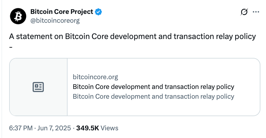 🚨 BREAKING: "Bitcoin Core e la sua Strategia: La Divisione nella Comunità Sotto Accusa"