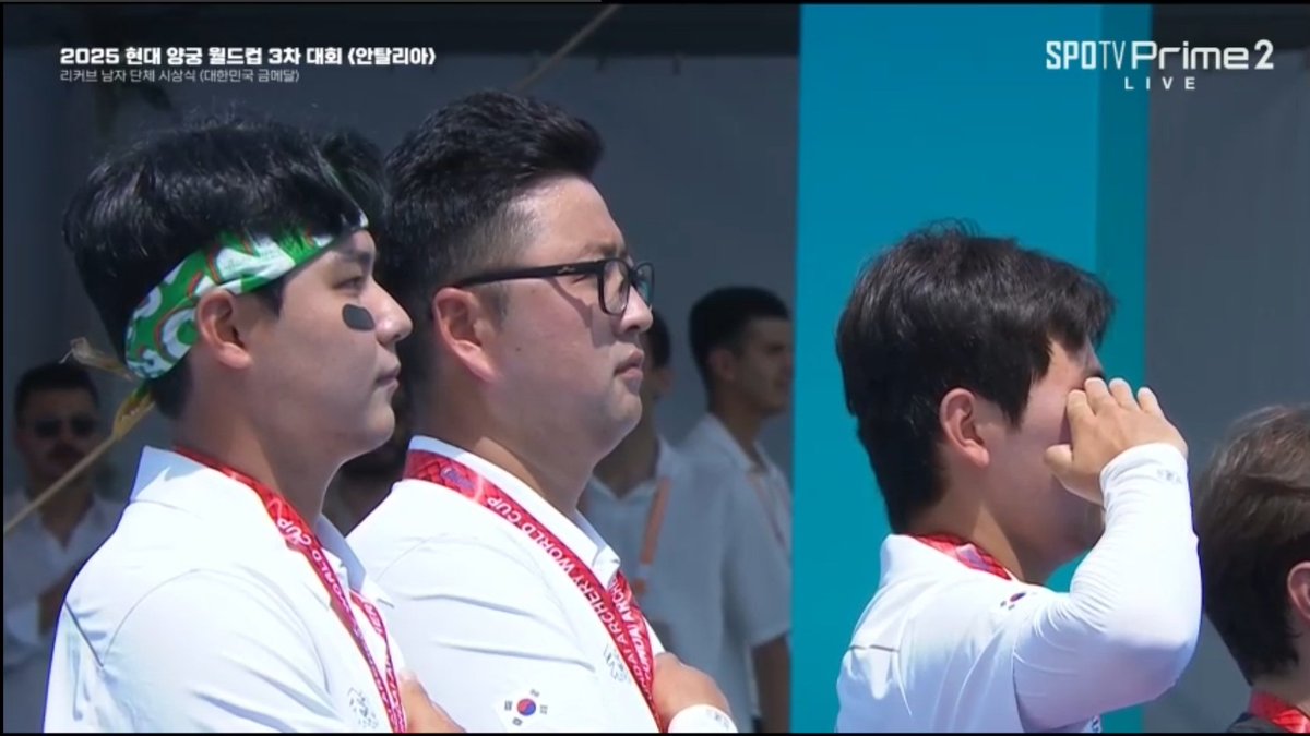 td salfok jaedok pas nyanyi national anthem dia hormat, apakah masih masa training militer?