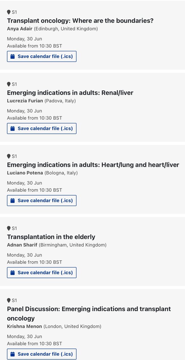 Adnan Sharif (@adnansharif1979) on Twitter photo 🏢 #ESOT2025
📍 London 🇬🇧
📅 Monday 30th June 2025
🕰️ 09:00-10:30
💡 Indications for transplants in the 21st century
Come join us for this State Of The Art session at #ESOT2025 that will outline the future indications for organ transplantation <a href="/ESOTtransplant/">ESOTtransplant</a> 🏢 #ESOT2025
📍 London 🇬🇧
📅 Monday 30th June 2025
🕰️ 09:00-10:30
💡 Indications for transplants in the 21st century
Come join us for this State Of The Art session at #ESOT2025 that will outline the future indications for organ transplantation <a href="/ESOTtransplant/">ESOTtransplant</a>