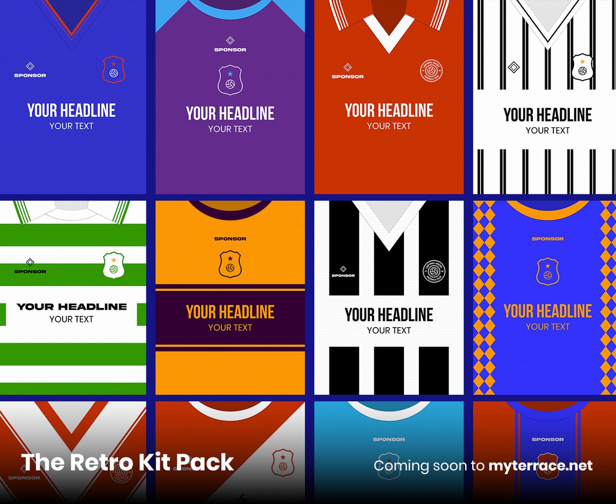 🆕 Coming soon: The Retro Kit Pack

⏰ Skins itself to suit your football club in seconds
📷 No need to learn apps like Canva
📷 No need to chase designers
⏰ Get on with what's important: matchday

Get started at myterrace.net