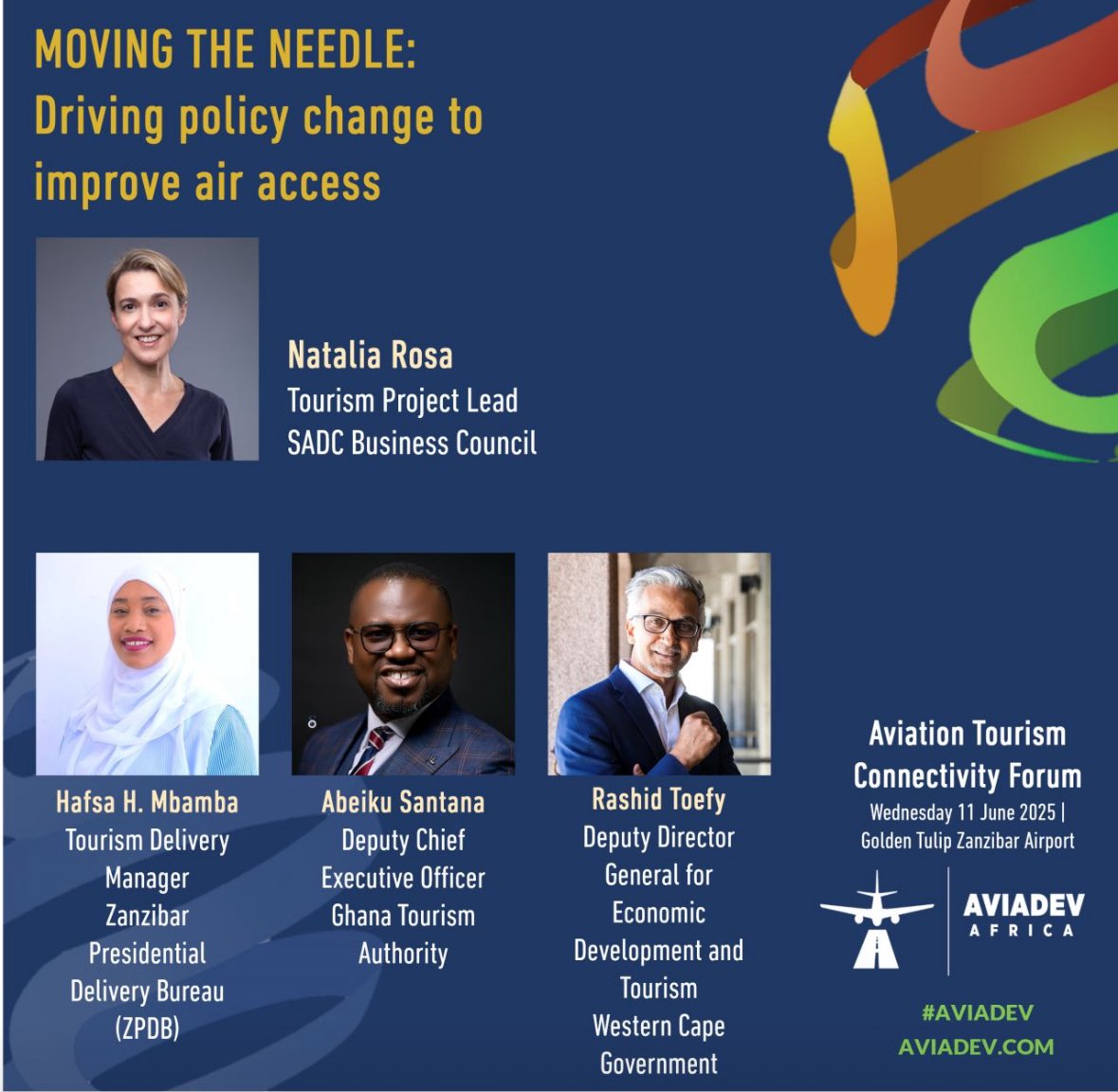 Gearing up for the Tourism and Aviation Connectivity Forum ✈️ -  11th June in Zanzibar. 
Tourism engagement is often the missing link in route development. Destinations that fail to fully integrate tourism with their aviation strategies risk losing airline routes <a href="/nataliarosa_za/">Natalia Rosa</a>