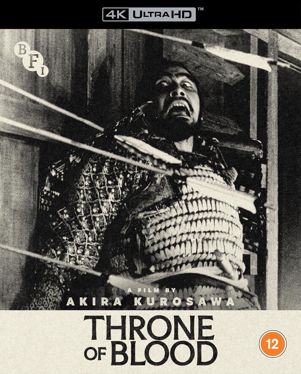 BFI's Region ALL Blu-ray 4K of THRONE OF BLOOD reviewed on our site: dvdcompare.net/review.php?rid… <a href="/BFI/">BFI</a>