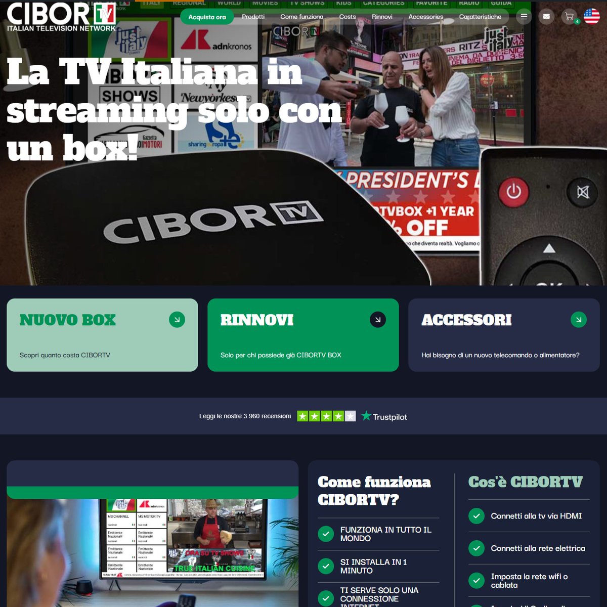 Scopri il nostro nuovo portale, ancora più semplice, ancora più veloce. cibortv.com