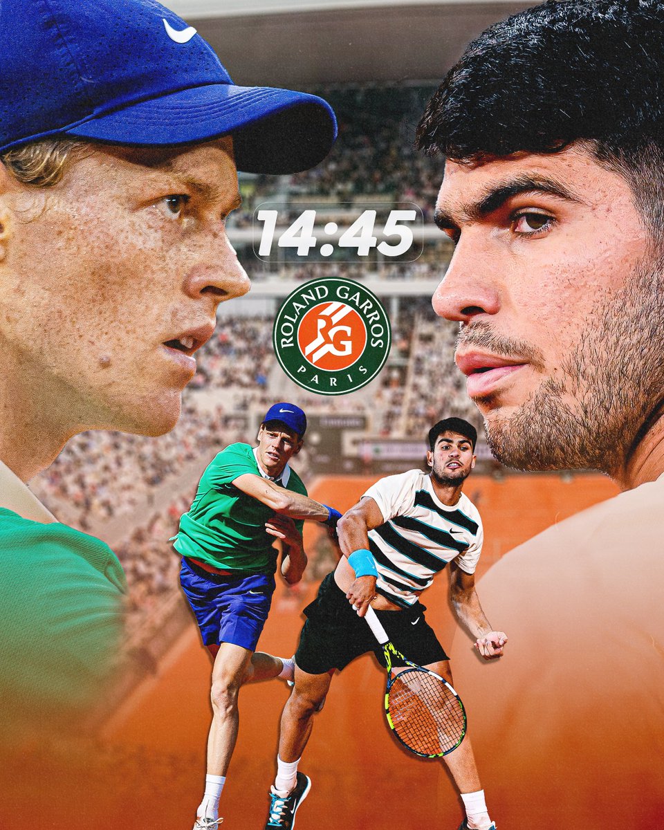 Roland-Garros skal avgjøres. Hvem stikker av med tittelen i duellen mellom Carlos Alcaraz og Jannik Sinner?

📺Følg studiosendingen fra 14.45 på Max og Rex!