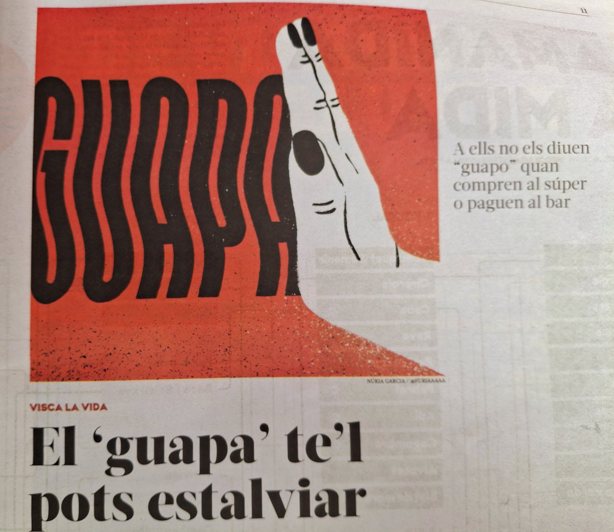 Marta de Blas (@martadblas) on Twitter photo <a href="/annamanso/">Anna Manso</a> sí, a mi també m'embafa el "guapa", i ni tan sols somric. Ja m'ho diu ma filla que de vegades semblo/soc una tia borde. Però t'he de dir que a la cafeteria de la feina també diuen "guapo" a tot home que passa per caixa o és servit. <a href="/annamanso/">Anna Manso</a> sí, a mi també m'embafa el "guapa", i ni tan sols somric. Ja m'ho diu ma filla que de vegades semblo/soc una tia borde. Però t'he de dir que a la cafeteria de la feina també diuen "guapo" a tot home que passa per caixa o és servit.
