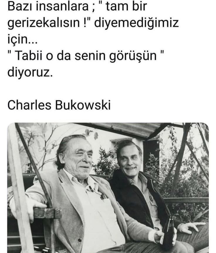 Bukowski …