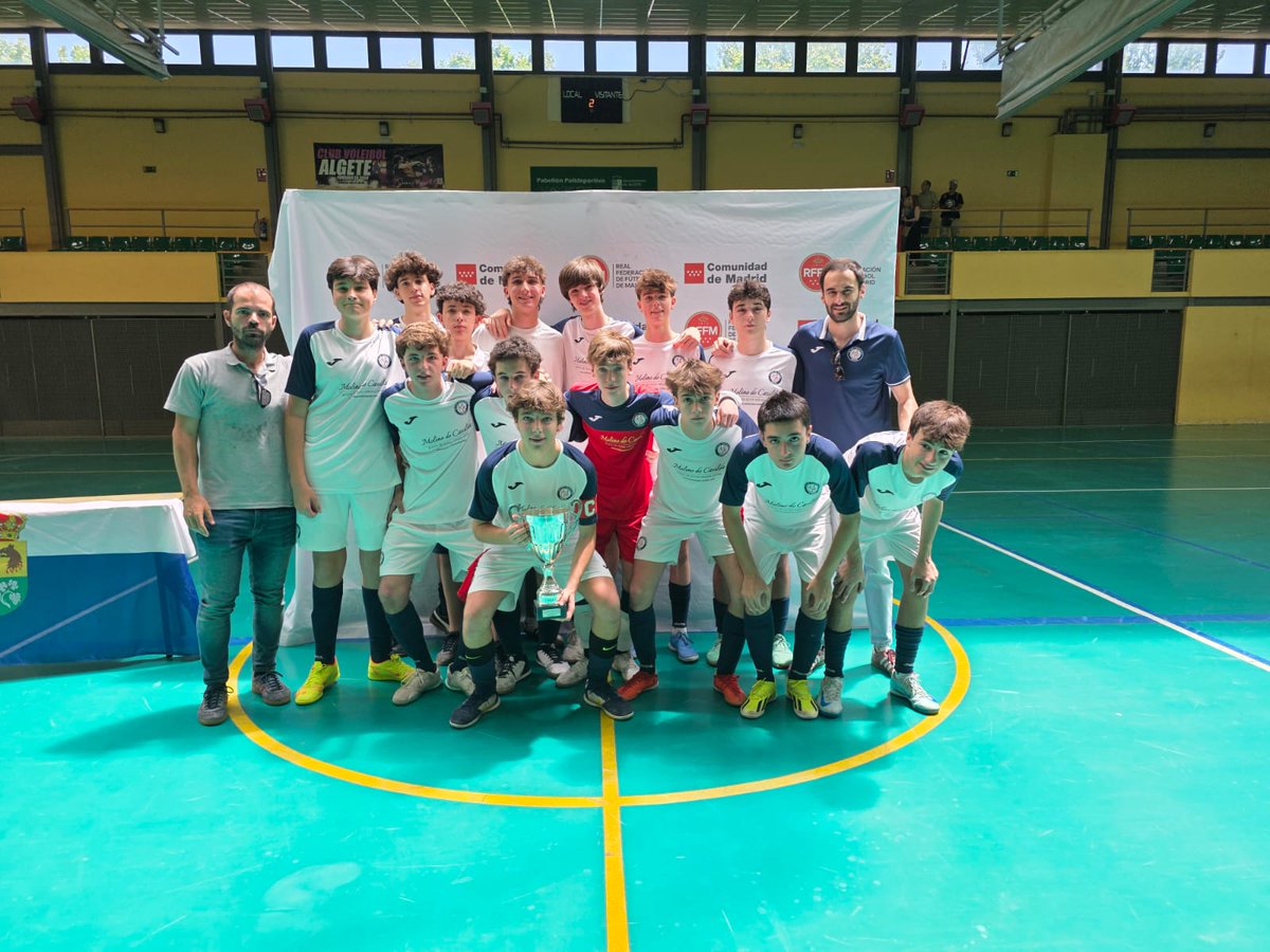 ➡️FINAL COPA CADETE (ORO) DE FÚTBOL SALA DE LA REAL FEDERACIÓN DE FÚTBOL DE MADRID 

🏆CAMPEÓN MRB FS Móstoles-Ciudad de Móstoles "A" 
🥈SUBCAMPEÓN Paraíso SSCC