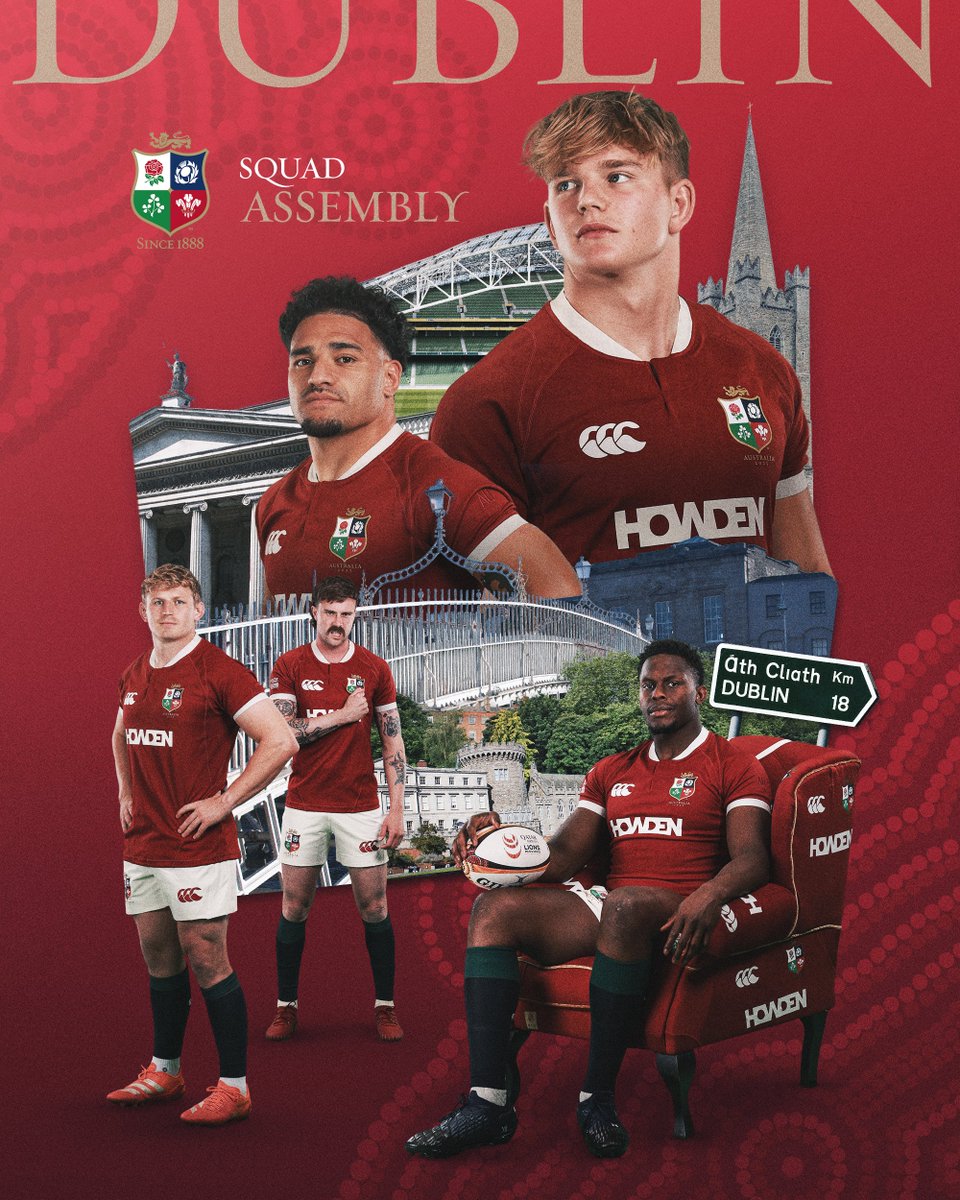 lionsofficial's tweet image. It&apos;s Squad Assembly Day in Dublin! 🙌🦁

#Lions2025 #WeGoBeyond