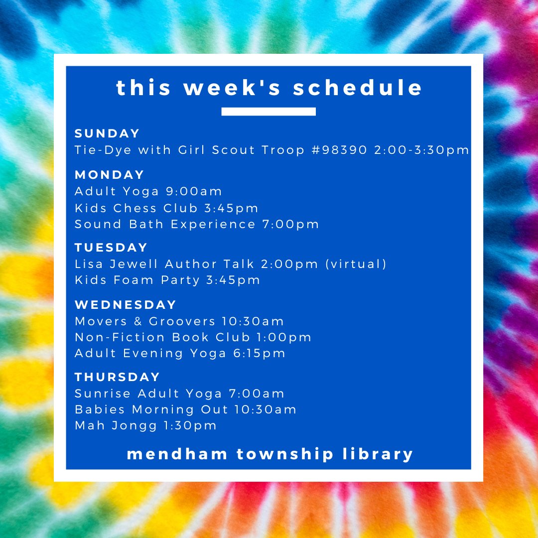 Mendham Twp Library tweet media