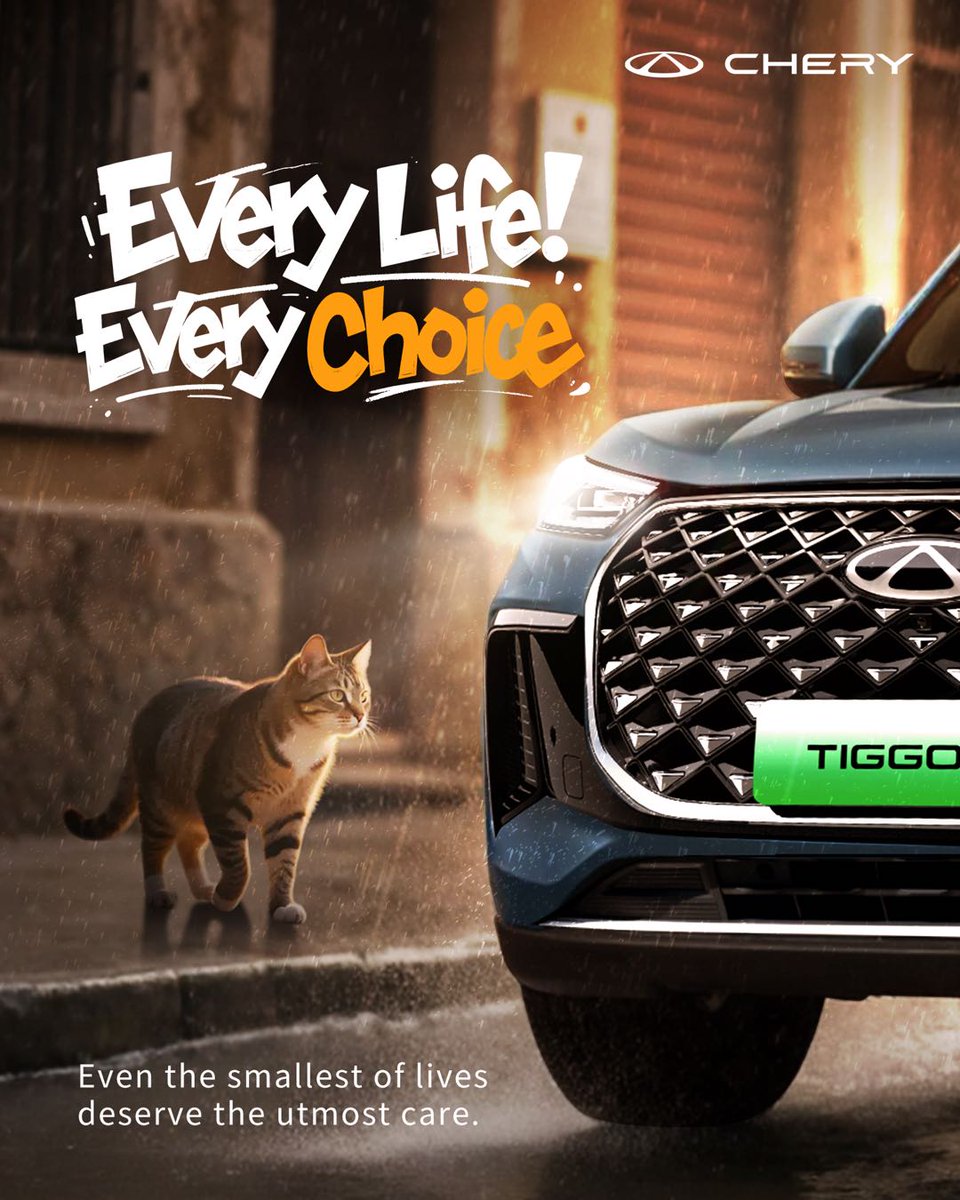 SA_Chery's tweet photo. Every Life, Every Choice. Every decision on the road reflects who we are. Even the smallest lives deserve the greatest care.
#CherySouthAfrica #CheryCares #CherySafety #CSH #CherySuperHybrid #GuardingDay https://t.co/HQHFN0IaOA