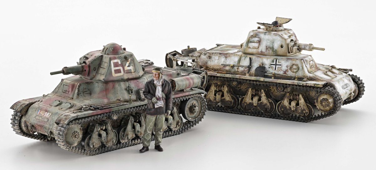 タミヤ 1/35 フランス軽戦車 H39 完成品 小さな戦車模型の小さな履帯が最高に組みやすい理由／「タミヤ 1