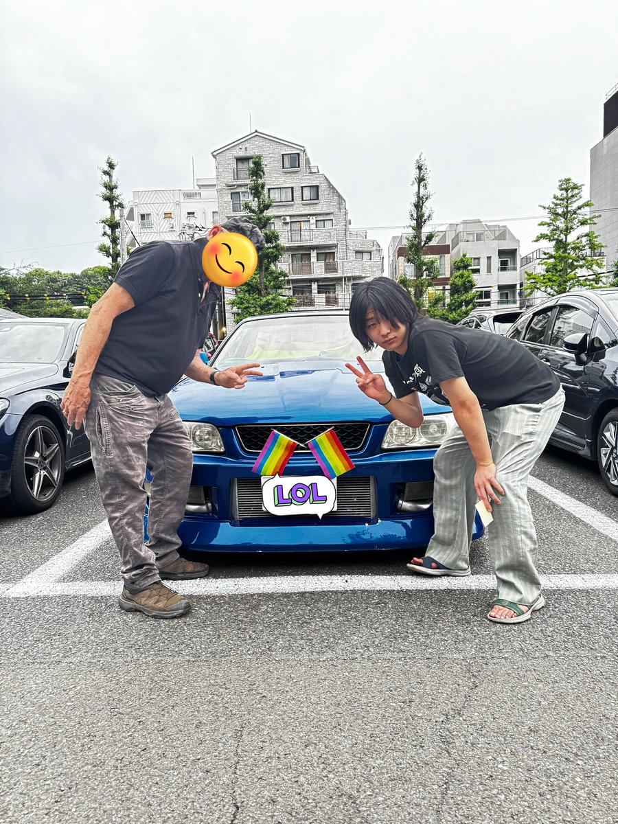 TOKYOPRIDE
最後は超大御所の方と😱

PRIDE仕様👈