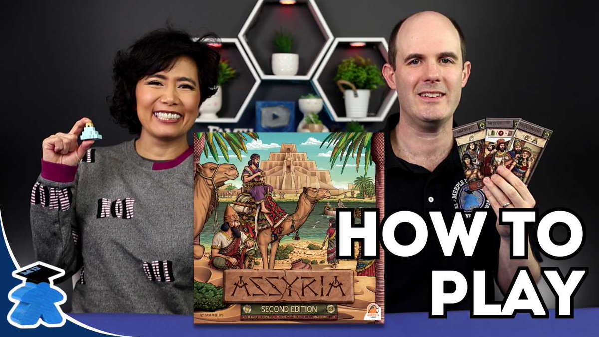 Stella @MeepleUniversity & #LifeBeyondBoardGames (@meepleu) on Twitter photo Tarrant's tutorial video for #AssyriaSecondEdition is here, and Kickstarter is coming soon! One unique thing that we like? You gotta work for your action points!😄 Here's the official how to play video - youtu.be/EITBhwLPY_8
<a href="/garphillgames/">Garphill Games</a> Tarrant's tutorial video for #AssyriaSecondEdition is here, and Kickstarter is coming soon! One unique thing that we like? You gotta work for your action points!😄 Here's the official how to play video - youtu.be/EITBhwLPY_8
<a href="/garphillgames/">Garphill Games</a>