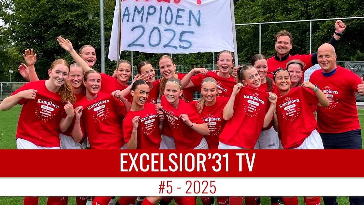 🔴⚪️ Excelsior'31 TV | MO20-1 kampioen, JO15-2 wint de beker en kampioenen worden gehuldigd  

➡️ youtube.com/watch?v=_9px9k…