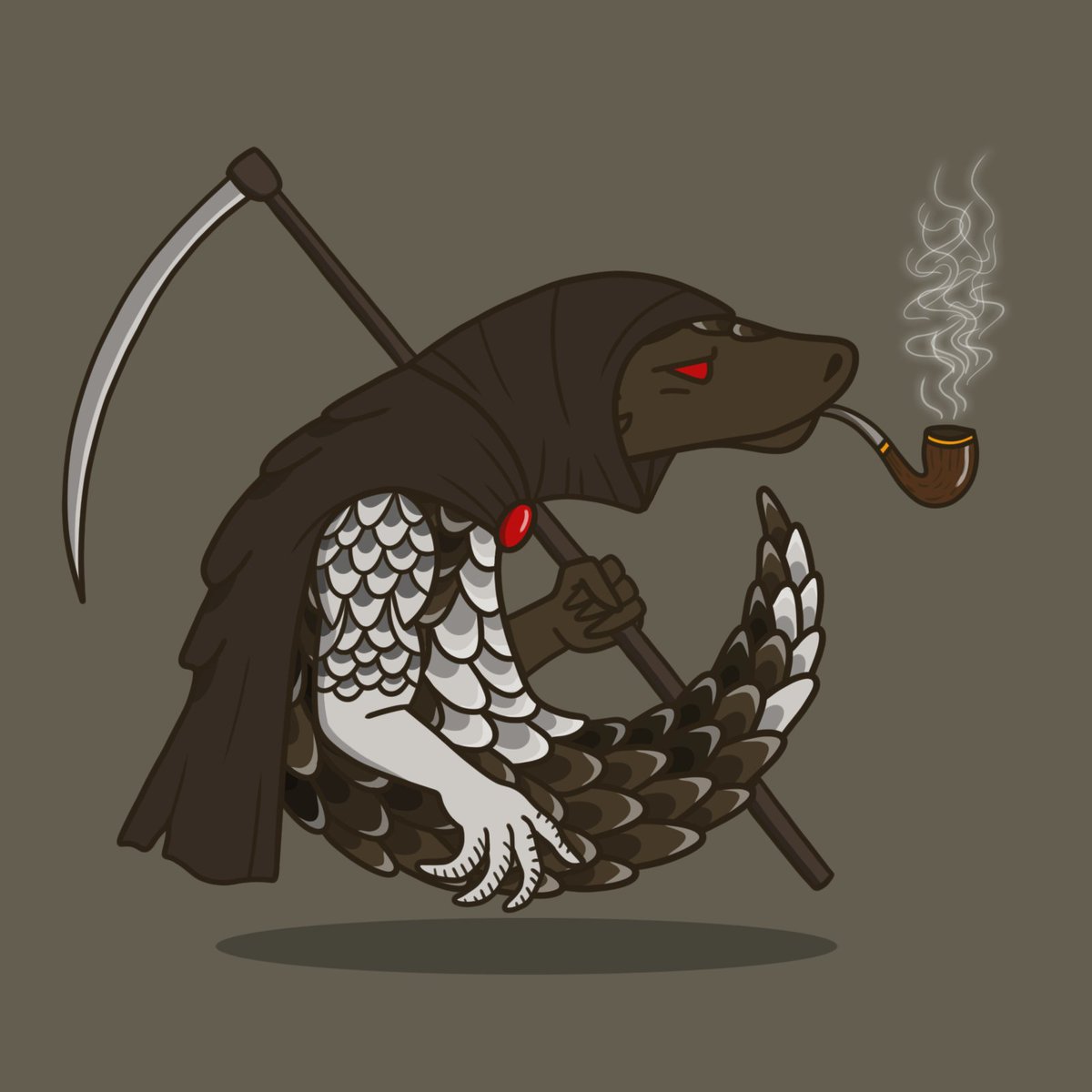 This is not Nakamigos cloak.
This is Pangolin cloak.

Cloaks trait is created #Pangolin