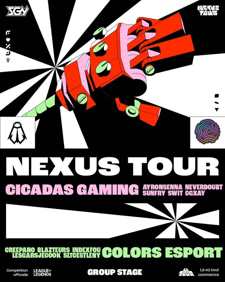 SGN (@student_gn) on Twitter photo La deuxième rencontre de la journée risque d'être haute en couleurs 🤡
A tout de suite sur twitch.tv/studentgn pour suivre les aventures de <a href="/ColorsEsport/">Colors Esport</a> vs <a href="/CicadasGaming/">CICADAS Gaming</a> 🤙 La deuxième rencontre de la journée risque d'être haute en couleurs 🤡
A tout de suite sur twitch.tv/studentgn pour suivre les aventures de <a href="/ColorsEsport/">Colors Esport</a> vs <a href="/CicadasGaming/">CICADAS Gaming</a> 🤙