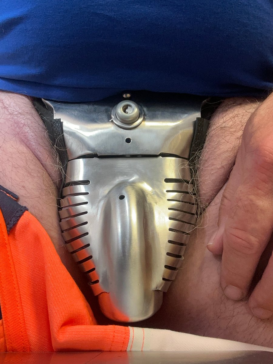 Bored.
Caged.
The Carrara chastity belt is locked on.
Nothing to do but feel every second of denial pressing against steel.
Voluntary? Sure.
Enjoyable? That’s the real punishment. #chastity #denial #locked