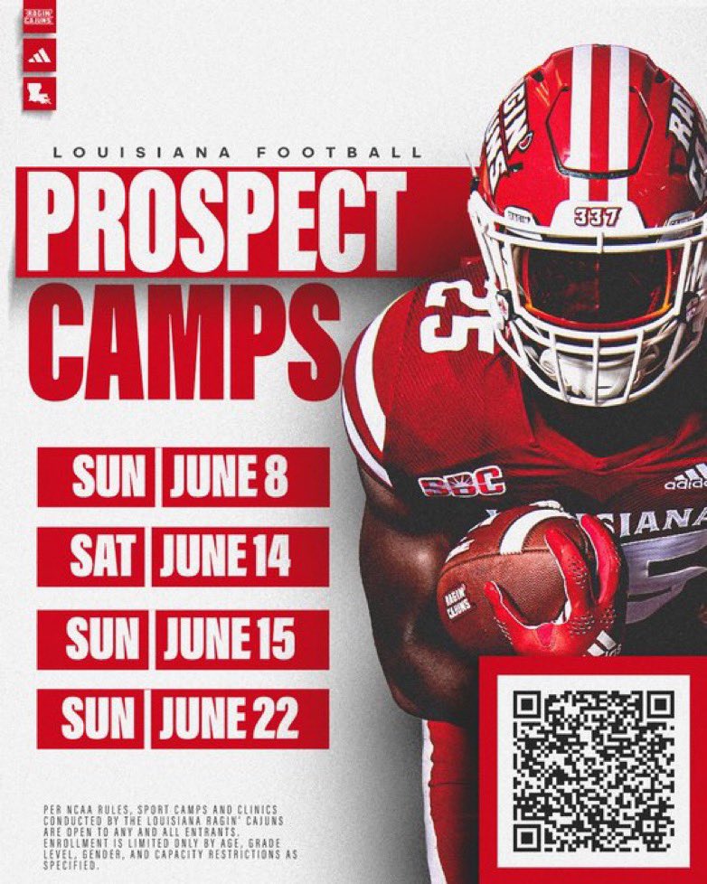 Beau Georges (@beau_georgeol) on Twitter photo Heading to Lafayette today to attend ULL prospect camp excited to showcase my talents! #co2027 #oline #ragincajun
<a href="/CoachMGiuliani/">Mike Giuliani</a> <a href="/CoachCadeUL/">Cade Minton</a> <a href="/CoachSFarmer/">Coach Steve Farmer</a> <a href="/adrianhalljr/">Adrian Hall JR</a> Heading to Lafayette today to attend ULL prospect camp excited to showcase my talents! #co2027 #oline #ragincajun
<a href="/CoachMGiuliani/">Mike Giuliani</a> <a href="/CoachCadeUL/">Cade Minton</a> <a href="/CoachSFarmer/">Coach Steve Farmer</a> <a href="/adrianhalljr/">Adrian Hall JR</a>