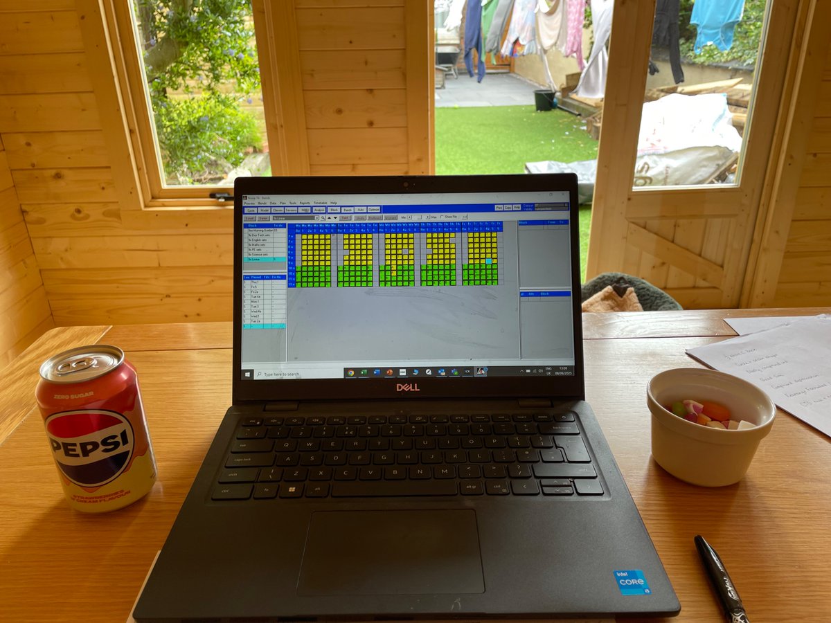 Time for the best game of suduko! Love a bit of timetabling!
