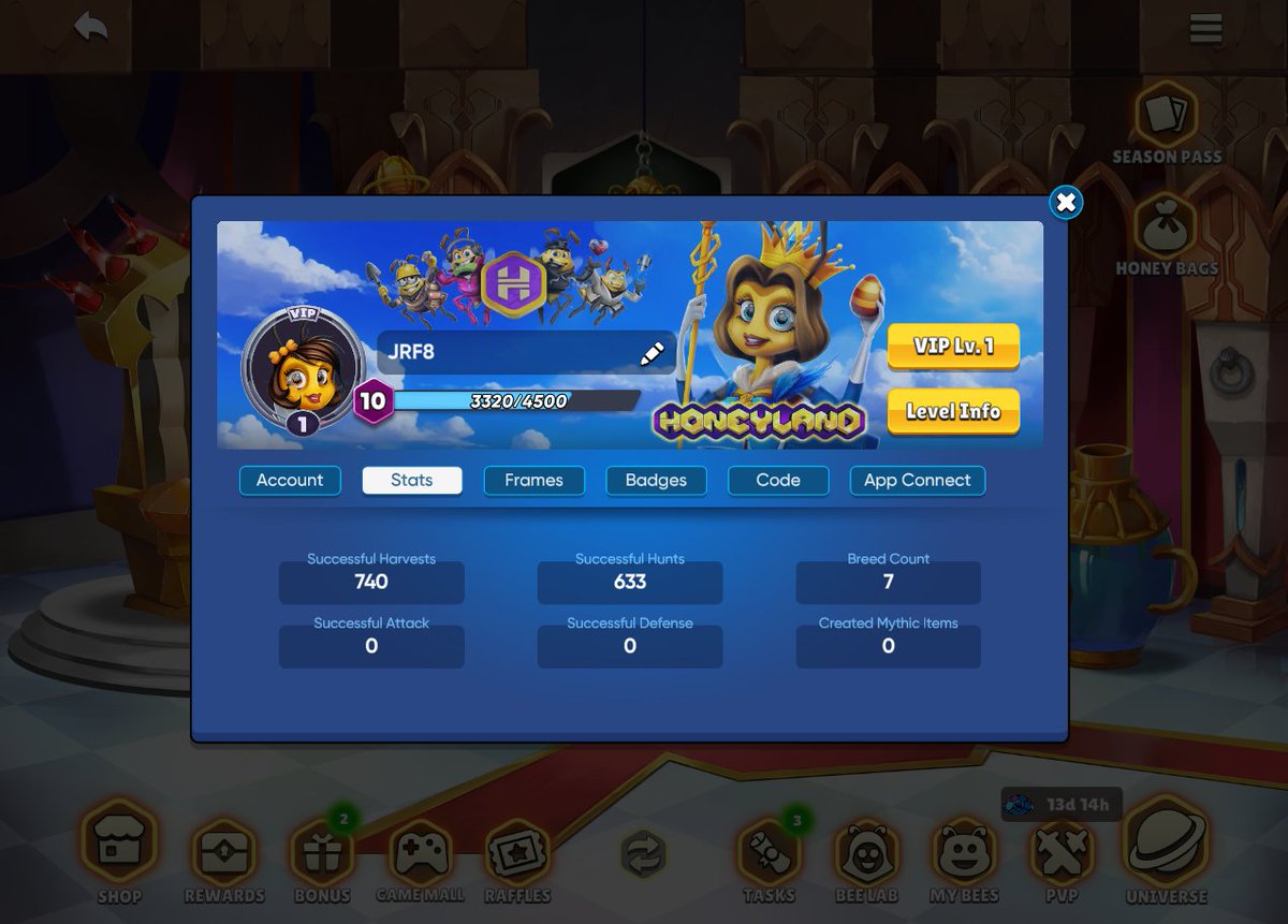 Done Harvesting and Hunting.

<a href="/YieldGuild/">Yield Guild Games</a> <a href="/PlayHoneyland/">Honeyland 🐝</a>