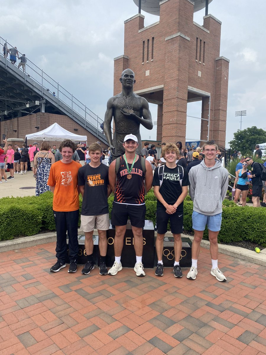 Boys Team with Jesse Owens.  Will bring a bunch of experience back to next year’s team.