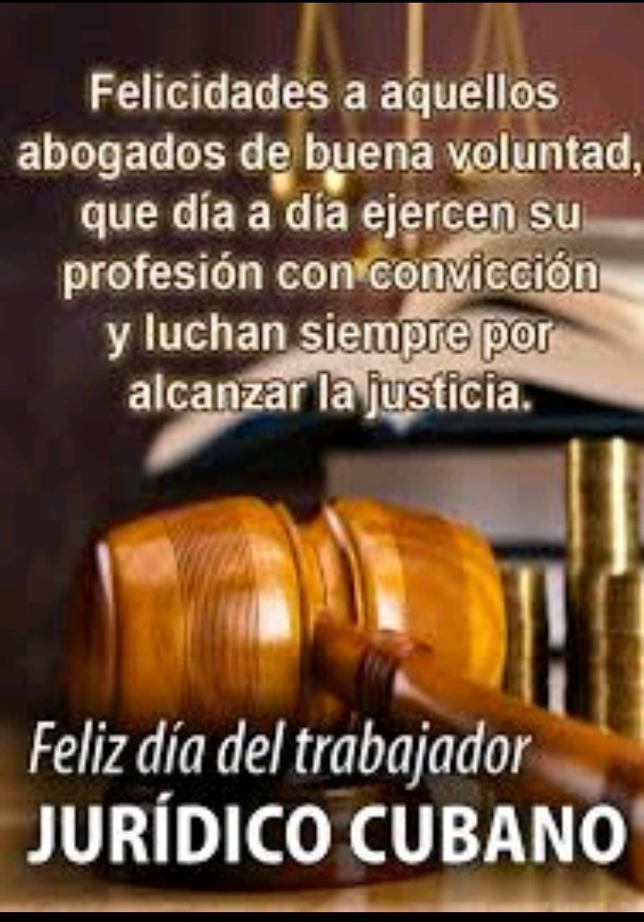 Muchas felicidades a todos los juristas cubanos en su día, especialmente <a href="/geiacuba/">Grupo Empresarial de la Industria Alimentaria</a>                         MINALXCUBA