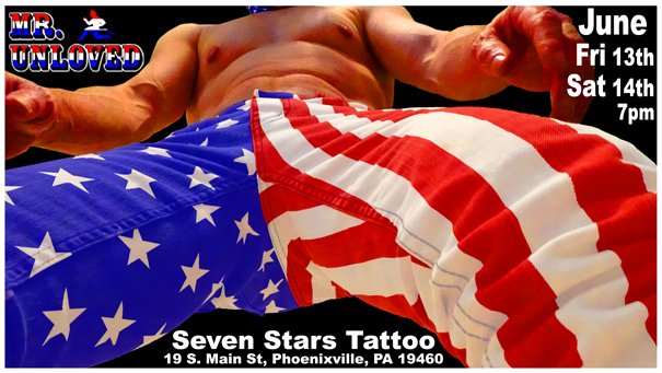 MrUnloved's tweet photo. MR. UNLOVED live at SEVEN STARS TATTOO 
June Fri 13th &amp; Sat 14th
Facebook event pg
https://t.co/Yxnl8VBP0X
Fetlife event pg
https://t.co/HAIlxa33Zb
MR. UNLOVED
https://t.co/FmcC98VtKi
https://t.co/9IKcxjJTId
https://t.co/oqbqXCymxu
https://t.co/xUD2gCIFnn
https://t.co/0trHFj5e0Y https://t.co/YUL6ADKoDq