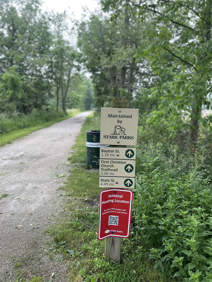 MKishman's tweet image. A great morning for a run on the @StarkParks Iron Horse Trail. One of many trails the #OH50 district has to offer.