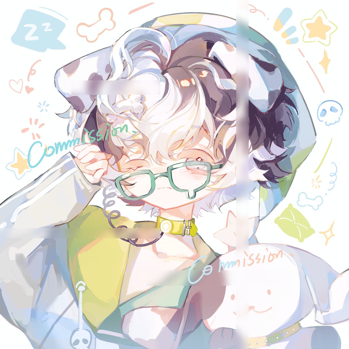 _xiyo_'s tweet image. 💞🌟🦴
#Commission #VGenComm #illustrationart #artmoots