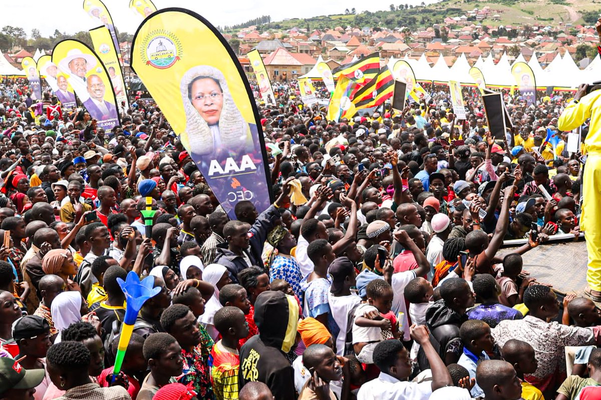 Muhairwe Ramson (@muhairwer) on Twitter photo The speaker of parliament <a href="/AnitahAmong/">Anita Annet Among</a>'s teardrop stands tall at #Buganda4Museveni campaign in Bukoto West, Lwengo district. The speaker of parliament <a href="/AnitahAmong/">Anita Annet Among</a>'s teardrop stands tall at #Buganda4Museveni campaign in Bukoto West, Lwengo district.