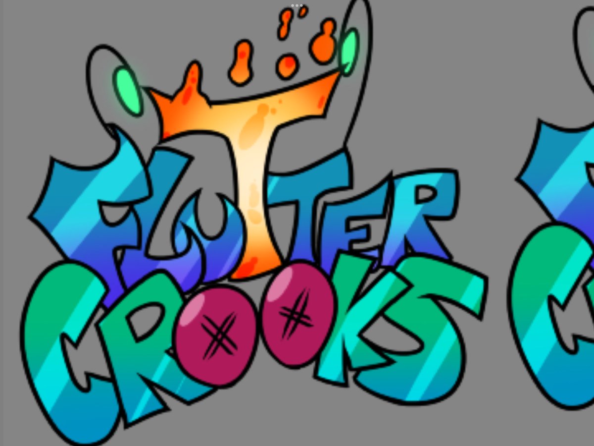 The logo for our upcoming indie animation <a href="/FlutterCrooks/">Flutter Crooks</a>  #artmoots #voiceacting
