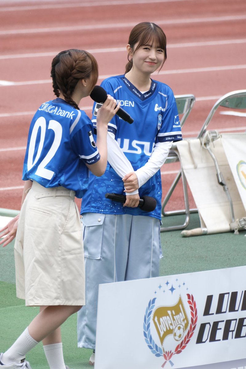 微笑み田さん😇

#アスルクラロ沼津
#ラブライブダービー
#逢田梨香子