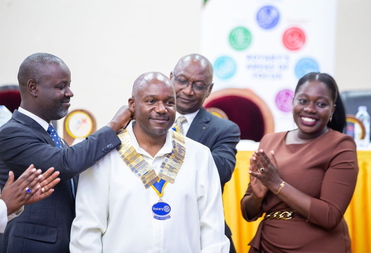 John Magezi Ndamira (@dgmagezijohn) on Twitter photo A proud moment pinning Ann Anita Tayebwa as a Major Donor Level 3 during the installation of President <a href="/MHRubarenzya/">Mark Rubarenzya</a> at <a href="/CentralRotary/">Rotary Club of Kampala Central</a> on Wednesday. Grateful to Rt Hon <a href="/Thomas_Tayebwa/">Thomas Tayebwa</a> for the extraordinary generosity. Wishing President Mark a transformative year! #UniteForGood A proud moment pinning Ann Anita Tayebwa as a Major Donor Level 3 during the installation of President <a href="/MHRubarenzya/">Mark Rubarenzya</a> at <a href="/CentralRotary/">Rotary Club of Kampala Central</a> on Wednesday. Grateful to Rt Hon <a href="/Thomas_Tayebwa/">Thomas Tayebwa</a> for the extraordinary generosity. Wishing President Mark a transformative year! #UniteForGood