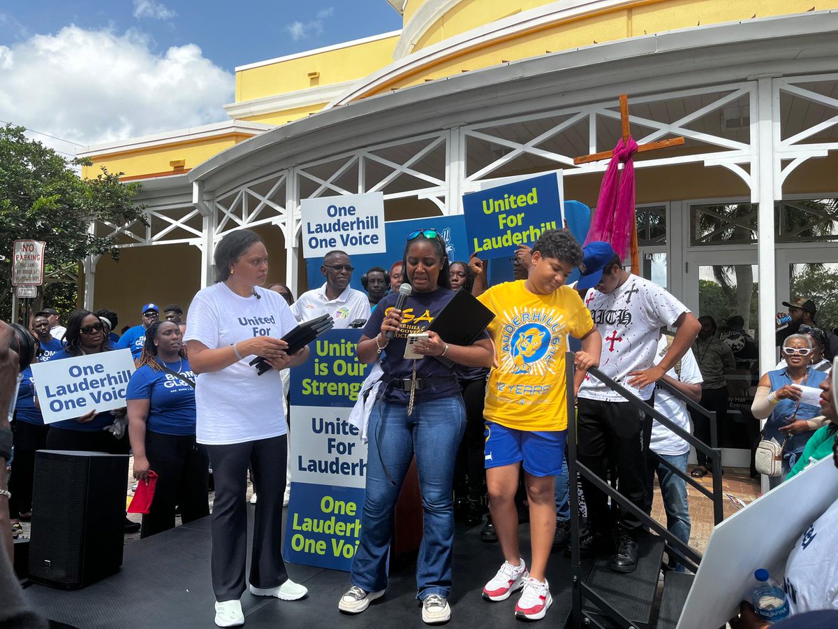 Thank you to Mayor Denise D. Grant and <a href="/CityLauderhill/">City of Lauderhill</a>
for the recognition and continued support. Lauderhill has numerous programs to engage youth with the community, and to provide our children with the tools and skills necessary to become productive members of society!