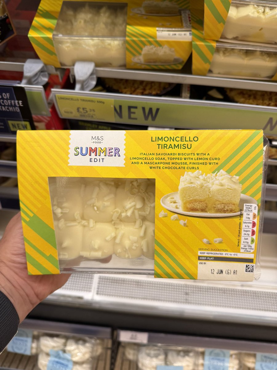 All_Things_New_'s tweet photo. Summer Desserts! 🤤 At M&amp;S @marksandspencer #mandsfood #thisisnotjust #dessert #pudding #lemon #eclair #limoncello #tiramisu #cheesecake #wellthisisnew https://t.co/9Jm3mp32vM