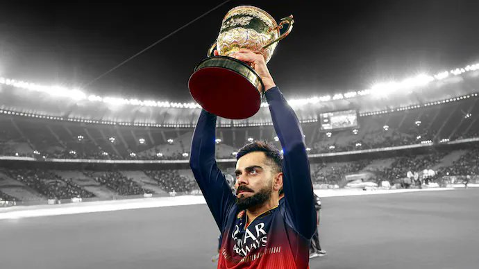 Still trying to take it all in. That night—lifting the trophy for RCB, in front of our people—was something else. Every setback, every roar from the crowd, every silent promise we made to ourselves... it all came alive. This was for Bangalore. For every fan who never gave up.