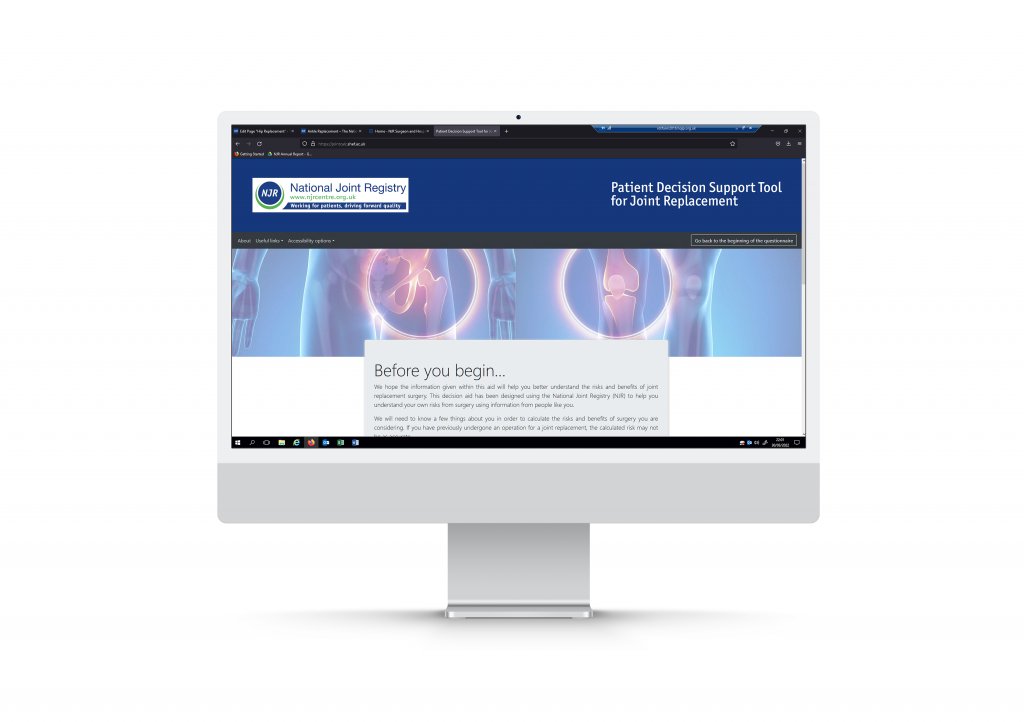 Have you heard of our Patient Decision Support Tool? 

It's easy to use and will help you better understand your own risks and benefits of hip or knee replacement surgery. 
 zurl.co/yOvXV
