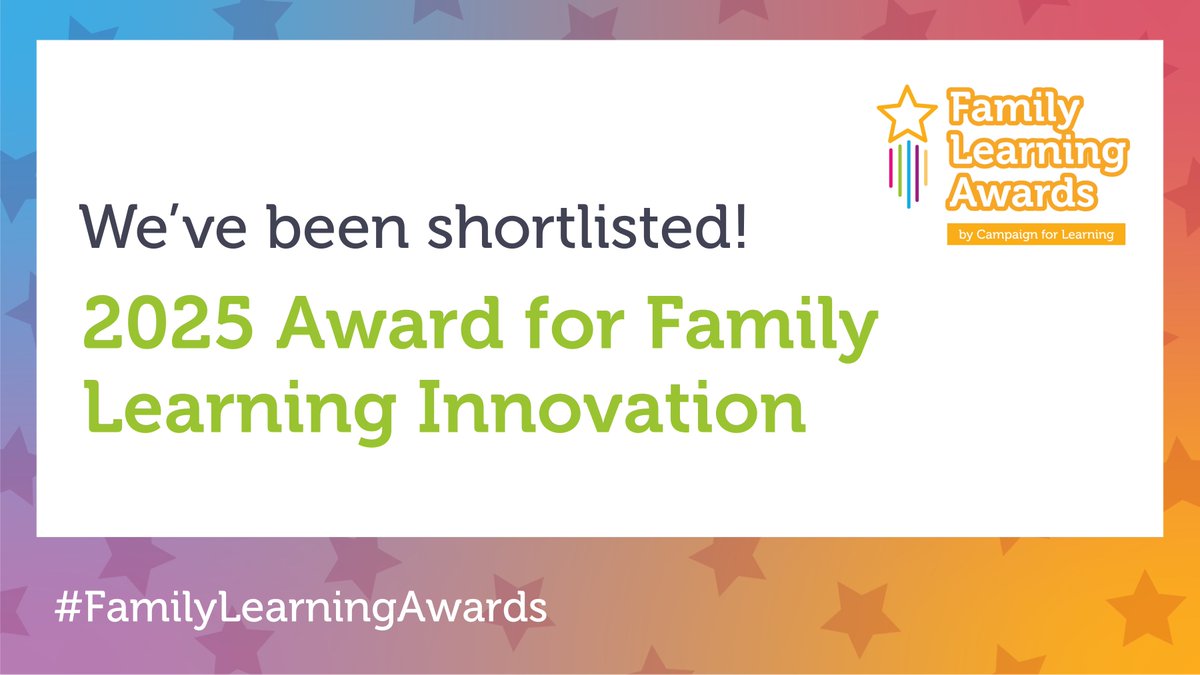 MK_Gallery's tweet image. We are delighted that our Inclusion in the Arts (IPA) programme has been shortlisted for the Family Learning Awards in this year's Innovation category!
#FamilyLearningAwards #IPA
