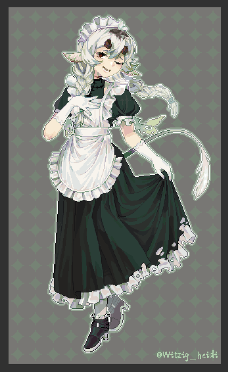 Witzig_heidi's tweet image. #pixelart #Pixel #ocart #pixelartist 
画完啦！