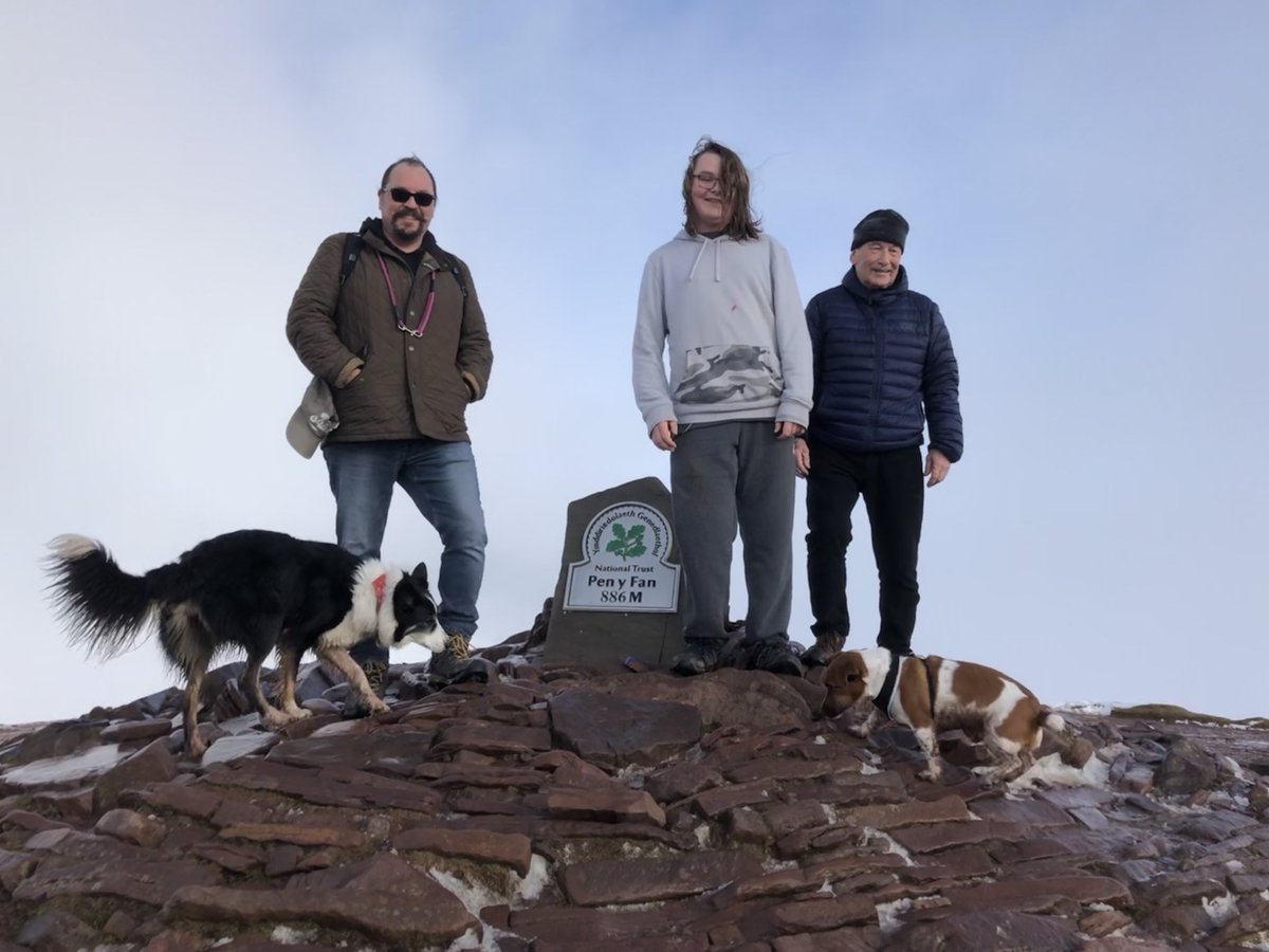 This is when I climbed Pen y Fan