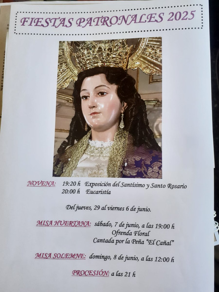 🎉 ¡LAS FIESTAS MÁS HAPPYS!

Hoy despedimos las fiestas con nuestra misa, una emotiva procesión y un impresionante castillo de fuegos artificiales que no te puedes perder.

¡No te lo pierdas!

💫 #ChurraAvanza
