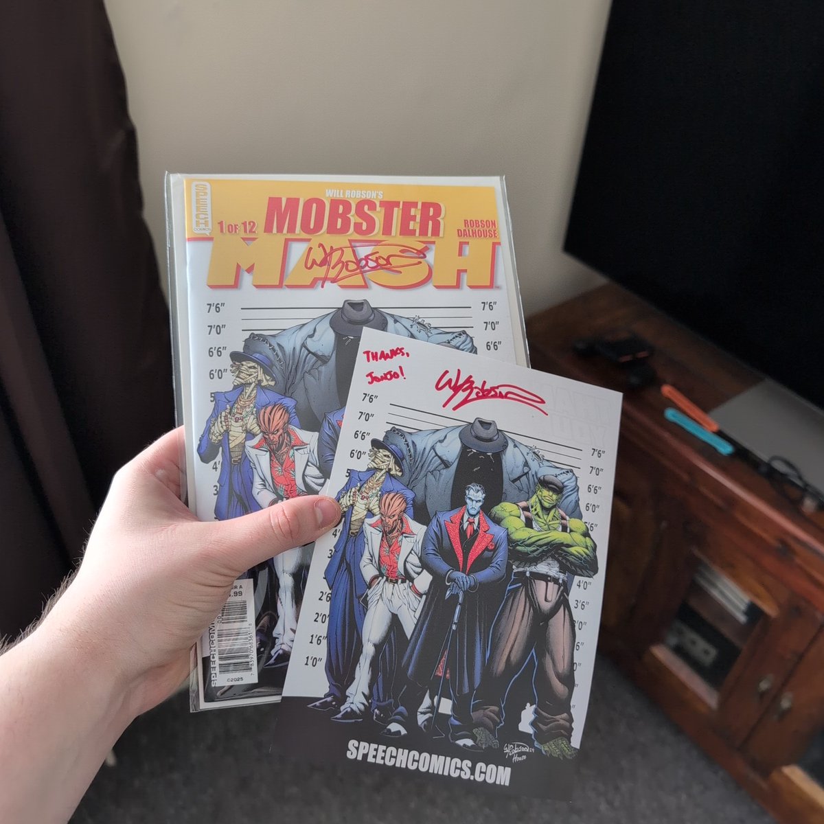 JonjoCosgrove's tweet image. So my postman did deliver this a few days ago...but hid it out of view. Well, at least the rain didn't get to it.
Can't wait to read this later @robsonink
#MobsterMash