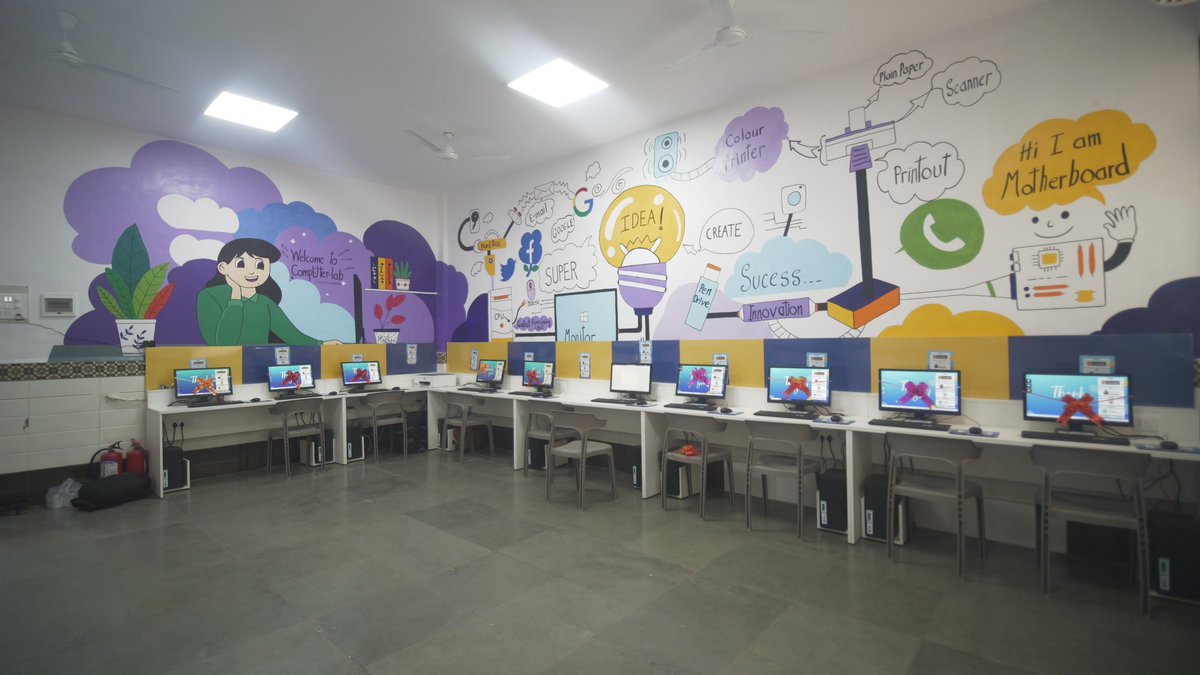 mtdngo's tweet photo. On Mar 4, 2025, #ProjectGyaanDaan by @mtdngo &amp; @InorbitMall inaugurated computer labs in Vashi &amp; Nerul NMMC schools—empowering 1600+ students with digital skills! 💻✨

Gratitude to all supporters for making this mission a success.
#DigitalForAll #CSRforImpact https://t.co/H8iPwWkJuw