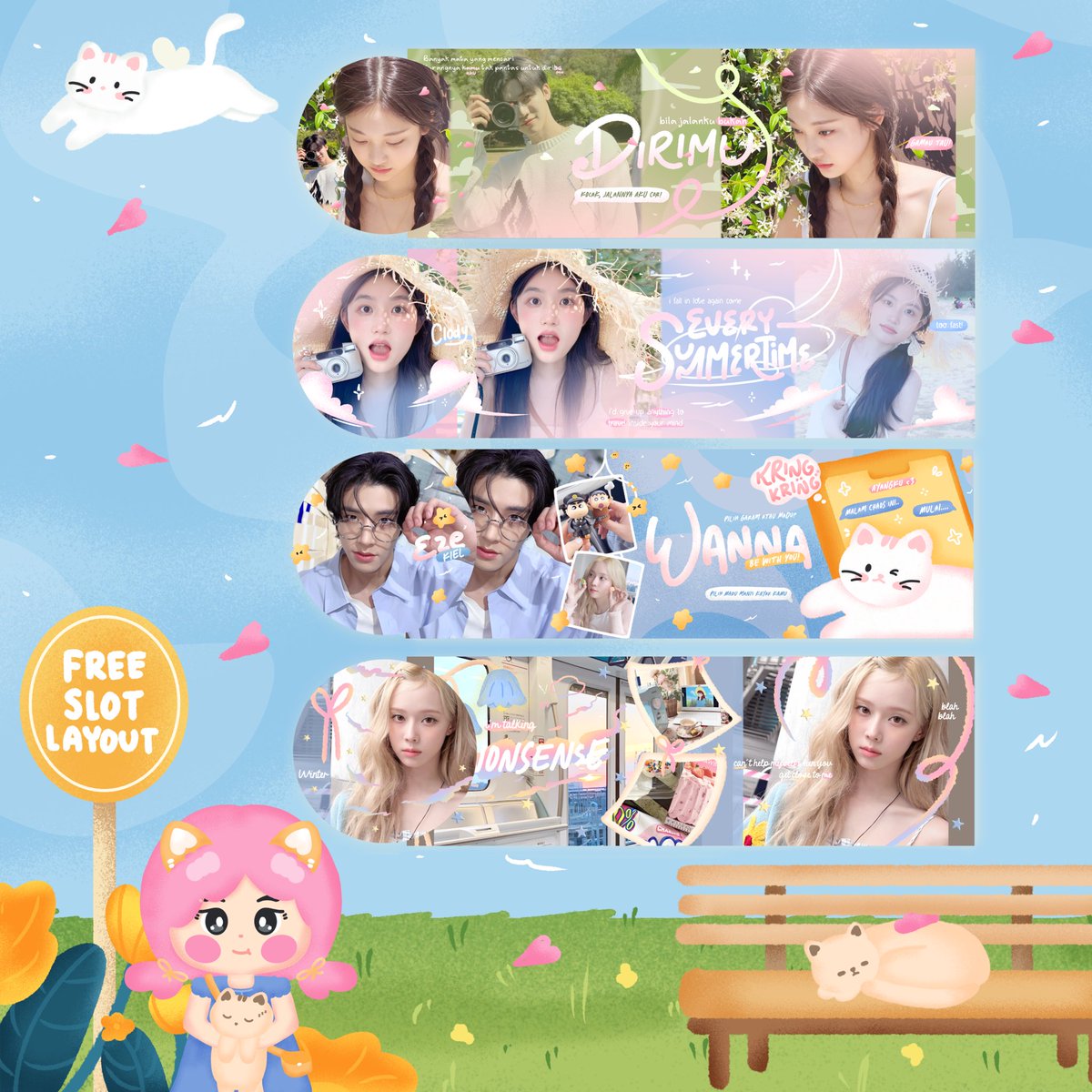 bbantuU RT meOwz ^___^

FREE 4 SLOT LAYOUT by request, spesial merayakan #IvaBloomingDay kakak Ivana <a href="/ivanaish/">Ivana.</a> birthday yuppie!

ayO ikutan meowz! cek post dibawah >__o

#zonauang