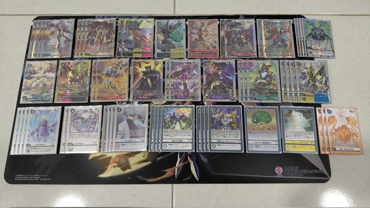 Francis_Drasil's tweet photo. DN #エボリューションカップ 7/6/25
参加:20名
デッキ/deck : ロイナ
5勝0敗 🥇
R1 🆚 サクヤ ⭕️
R2 🆚 デクスルガ ⭕️
R3 🆚 🔵デューク ⭕️
R4 🆚 デューク ⭕️
R5 🆚 アーマー ⭕️
#デジカ #digica
#デジモンカードゲーム
#DigimonCardGame
#EvolutionCup https://t.co/TT4KlO7Wop
